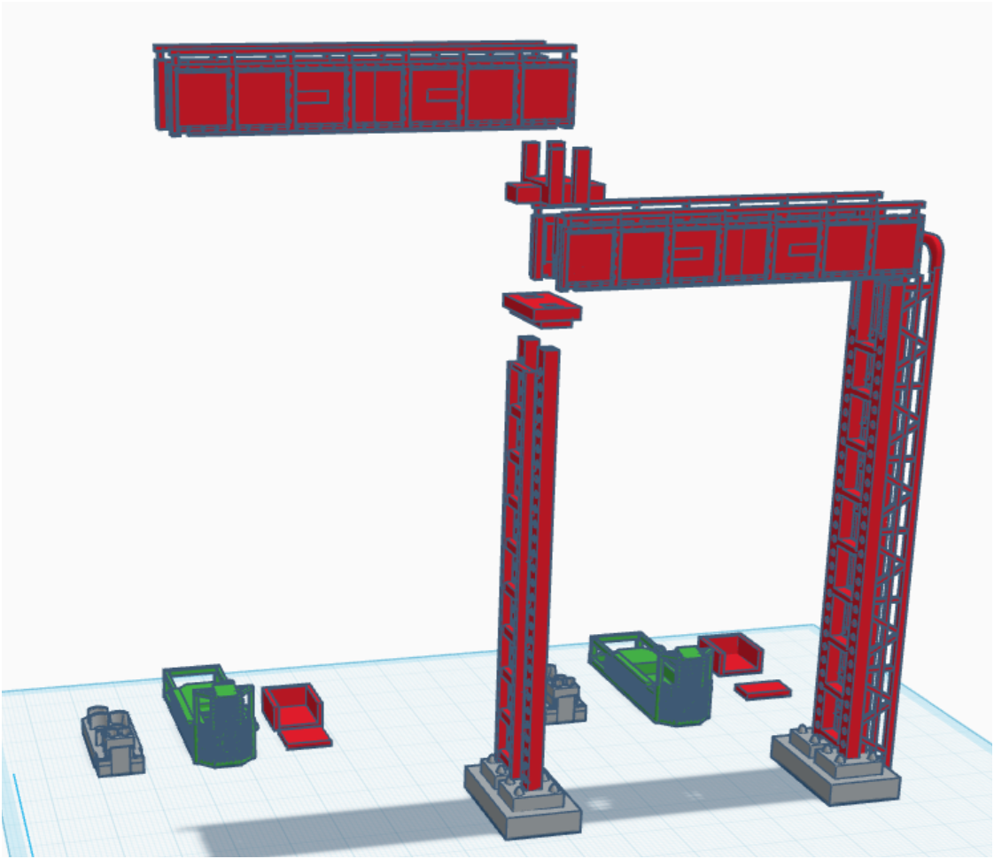 Verlängerbare Signalbrücke