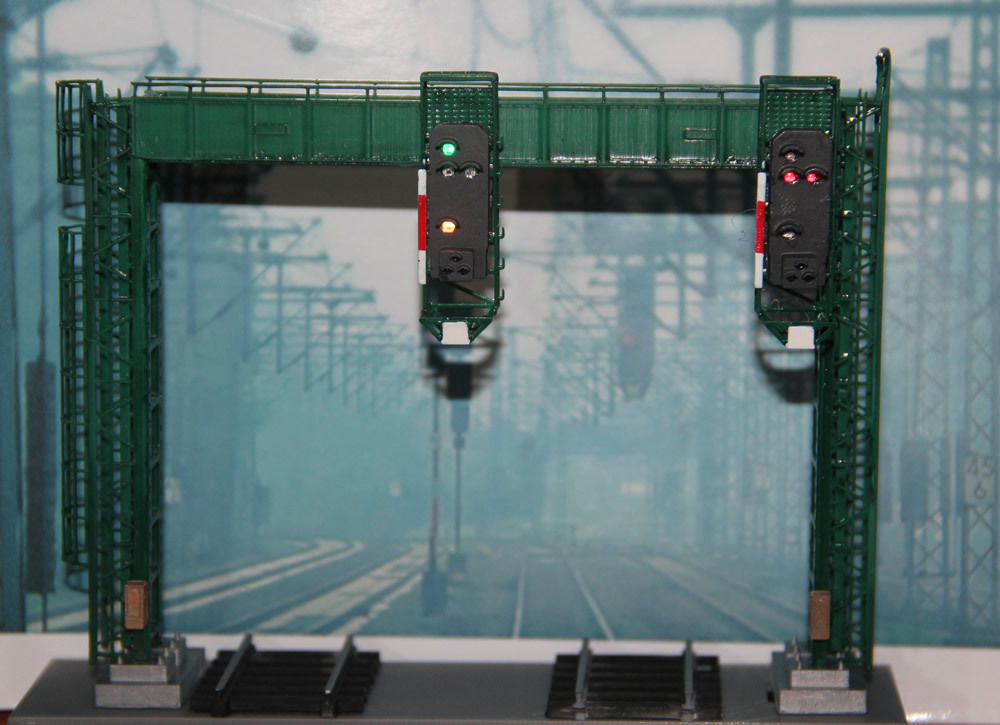 2-Fuß Signalbrücke – Vorderansicht