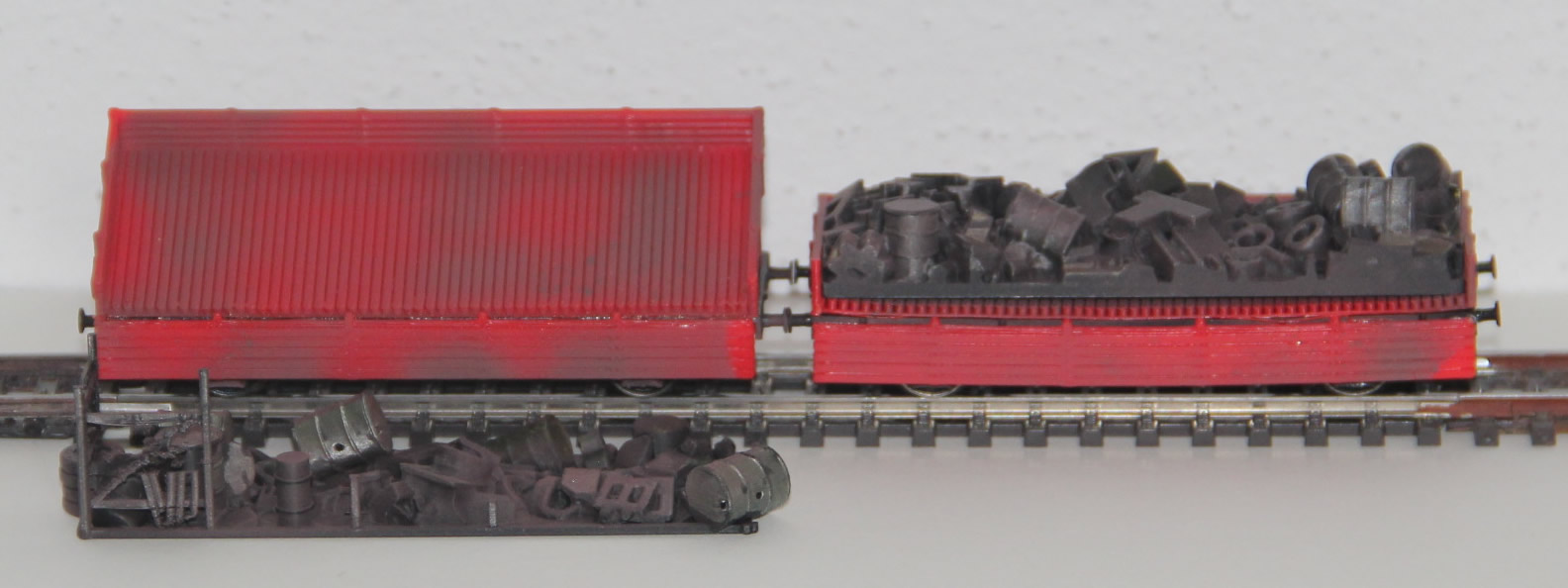 Schrotttransport mit Kipper